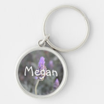 Lavande nommée Keychain de filles de Megan Porte-clé