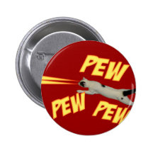 Lazer Laser-Katzen lustig Anstecknadelbutton