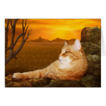 Lazing Katze karten
