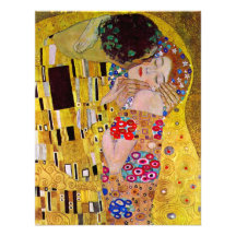 Le baiser (détail) par Gustav Klimt Cartons D'invitation Personnalisés