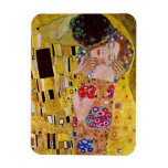 Le baiser (détail) par Gustav Klimt Magnets Rectangulaire