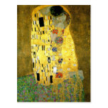 Le baiser par Gustav Klimt Carte Postale