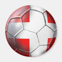 Le ballon de football de Schweiz Suisse évente des Magnets