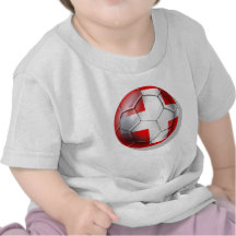 Le ballon de football de Schweiz Suisse évente des T-shirts