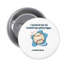le base-ball m'a frappé badge