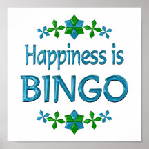 Le bonheur est bingo-test affiche