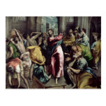 Le Christ conduisant les commerçants par le temple Carte Postale