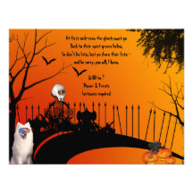 Le cimetière d'animal familier montre l'invitation