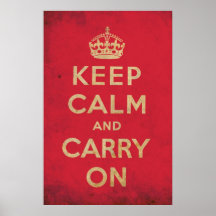 Le cru gardent le calme et continuent posters