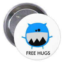 le cutebluemonster, LIBÈRENT DES ÉTREINTES Badges
