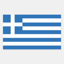 Le drapeau de la Grèce Autocollants