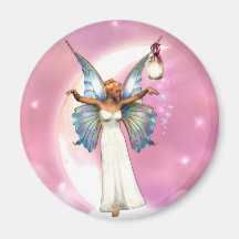 Le Faery de lune Aimant Pour Réfrigérateur