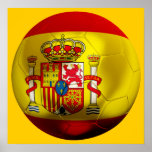Le football de l'Espagne Posters