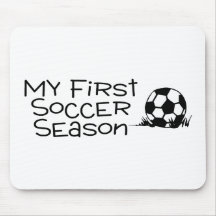 Le football ma première saison du football tapis de souris