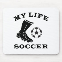 Le football ma vie tapis de souris