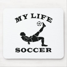 Le football ma vie tapis de souris