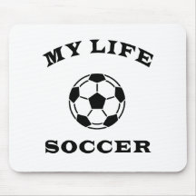 Le football ma vie tapis de souris