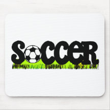 Le football (sur l'herbe) tapis de souris