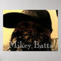 Le frappeur Mikey de Las Vegas manie la batte Affiche