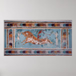 Le fresque de torero, palais de Knossos, Crète Posters