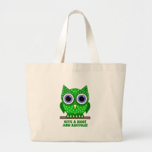 le hibou réutilisent sac