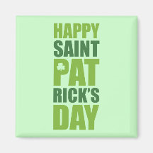 Le jour de St Patrick heureux Magnets Pour Réfrigérateur