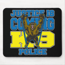 Le juge est la police K9 venante Tapis De Souris