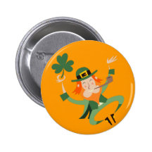 Le lutin de danse badge avec épingle