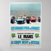 Le Mans 1966, das Anzeige läuft Poster