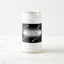 Le meilleur papa jamais avec le monogramme nommé tasses à café