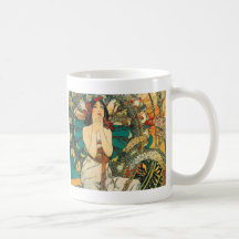 Le Monaco Monte Carlo Alphonse Mucha Mugs