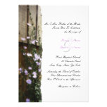 Le pays fleurit le faire-part de mariage