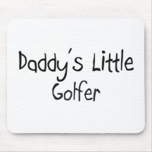 Le petit golfeur du papa tapis de souris