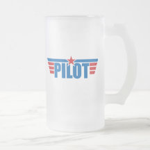 Le pilote s'envole l'insigne - aviation tasse