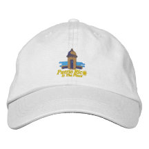 Le Porto Rico est le chapeau brodé par endroit