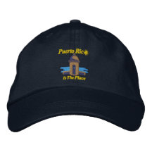 Le Porto Rico est le chapeau brodé par endroit