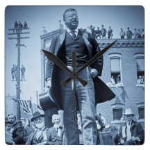 Le Président Theodore Roosevelt donne la parole en