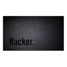 Le professionnel noircissent le carte de visite de
