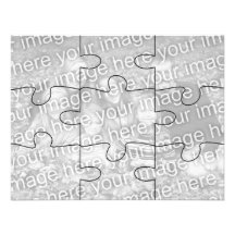 Le puzzle personnalisable Card-9 de "moquerie" de  Invitations Personnalisées