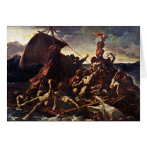 Le radeau de la méduse, par le Th de Géricault Jea Carte De Vœux