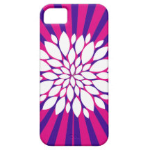 Le rayon de soleil pourpre Sun de roses indien ray Étui iPhone 5
