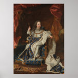 Le Roi Louis XV en tant qu'enfant par Riqaud Poster
