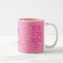 Le rose, soit mon Valentine…., Tasses À Café
