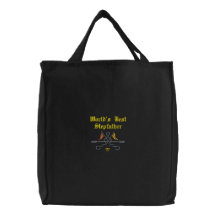 Le sac brodé le meilleur par beau-père du monde de