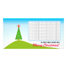 Le Sapin Photocarte Personnalisée