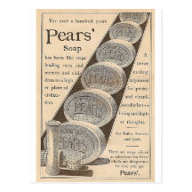 Le savon des poires carte postale