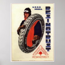 Le Soviétique de l'URSS fatigue la publicité 1929 Affiches
