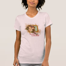 Le T-shirt victorien de la jeune mariée rose de bo