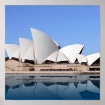 Le théatre de l'opéra i de Sydney Affiche