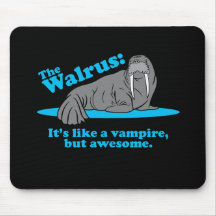 Le vampire de morse tapis de souris